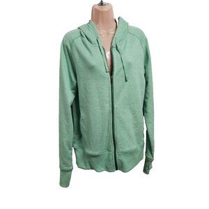 Patagonia Women Full Zip Hoodie Jacket Size L Green